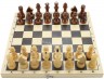 Доска складная деревянная шахматная маленькая (29x29 см)